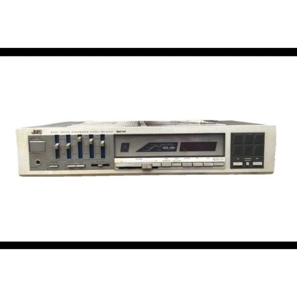 JVC R-K22L Digital Synthesizer Stereo Receiver With Graphic Equalizer UNTESTED